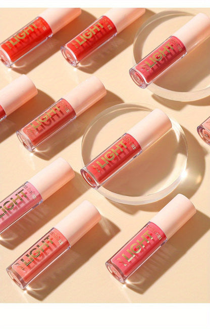 12 цвята перлен хидратиращ гланц за устни - лъскав огледален телесни гланц за устни с натурално масло за устни