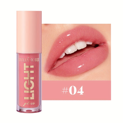 12 цвята перлен хидратиращ гланц за устни - лъскав огледален телесни гланц за устни с натурално масло за устни