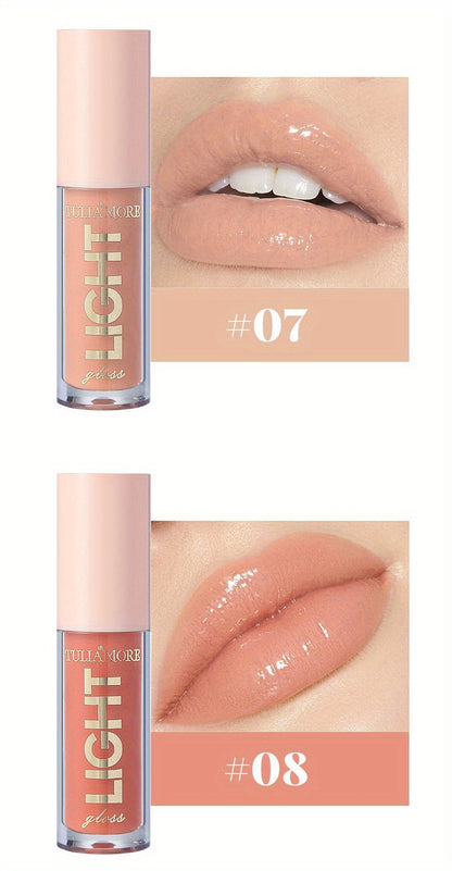 12 цвята перлен хидратиращ гланц за устни - лъскав огледален телесни гланц за устни с натурално масло за устни