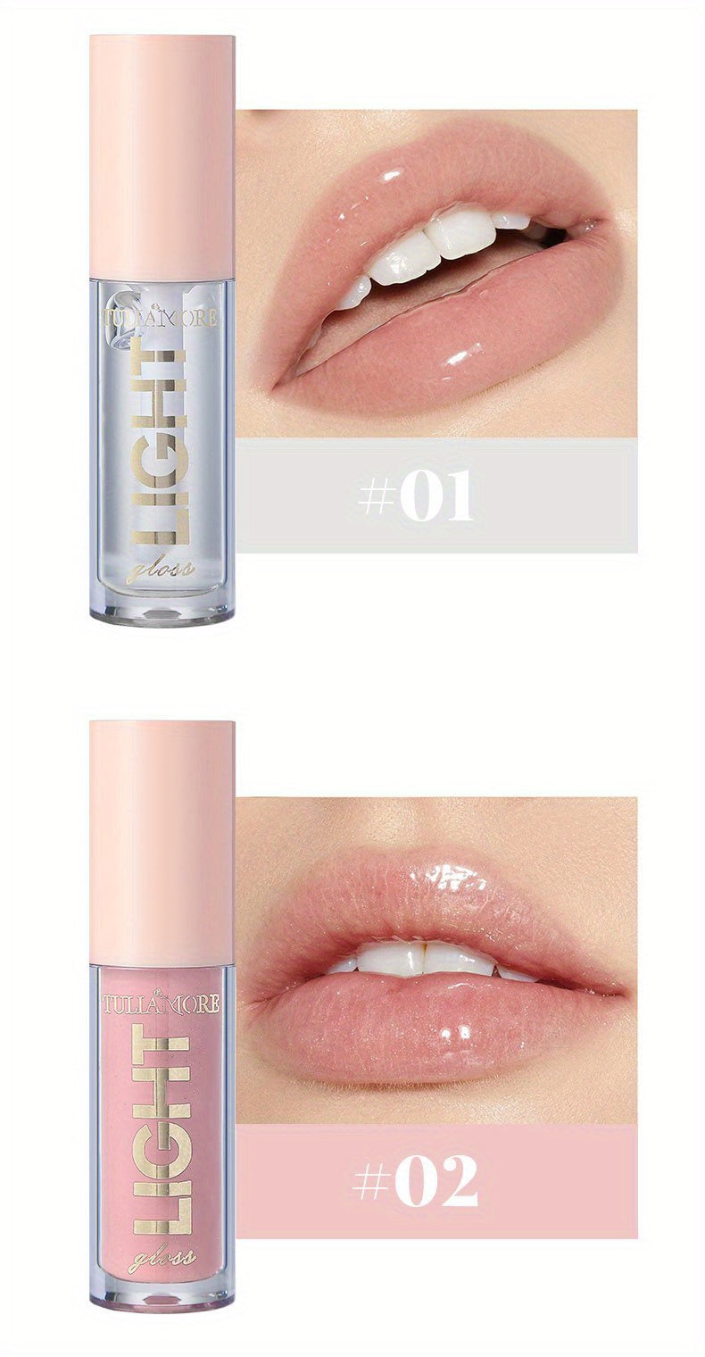 12 цвята перлен хидратиращ гланц за устни - лъскав огледален телесни гланц за устни с натурално масло за устни