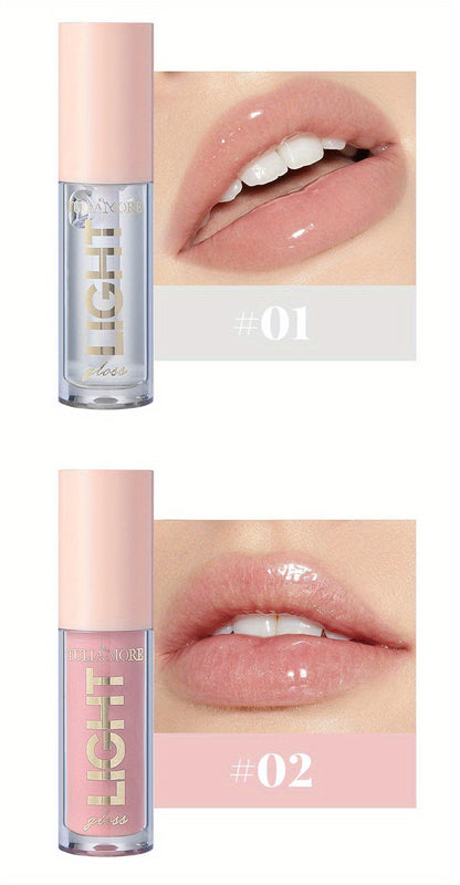 12 цвята перлен хидратиращ гланц за устни - лъскав огледален телесни гланц за устни с натурално масло за устни