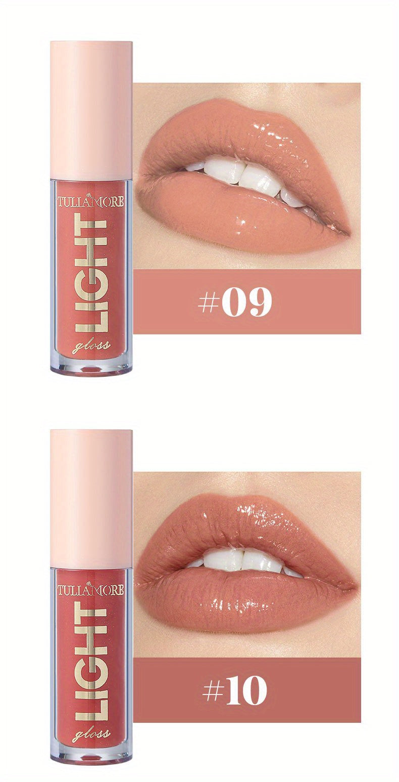 12 цвята перлен хидратиращ гланц за устни - лъскав огледален телесни гланц за устни с натурално масло за устни