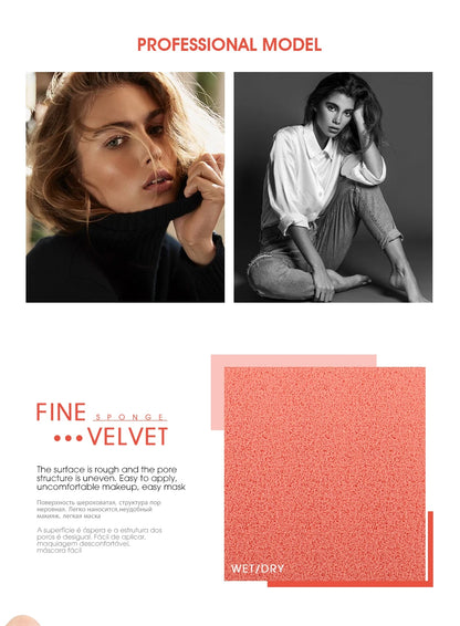 IMAGIC Гъба за грим. Професионална козметична гъба за фон дьо тен.