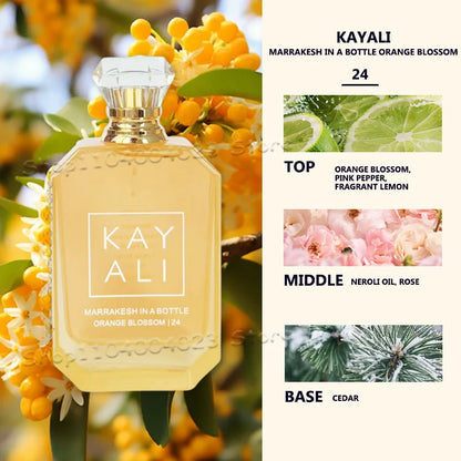 Парфюм 100ML KAYALI EDP Интензивен спрей Неустоим аромат със сладък плодов, флорален, топъл дървесен аромат Марков парфюм за унисекс