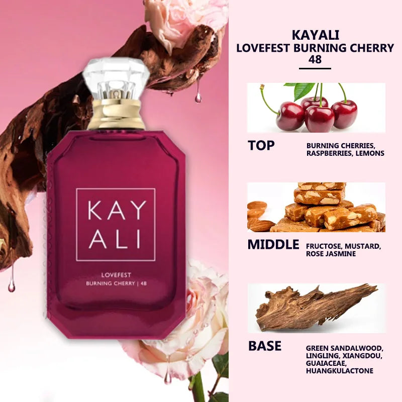 Парфюм 100ML KAYALI EDP Интензивен спрей Неустоим аромат със сладък плодов, флорален, топъл дървесен аромат Марков парфюм за унисекс
