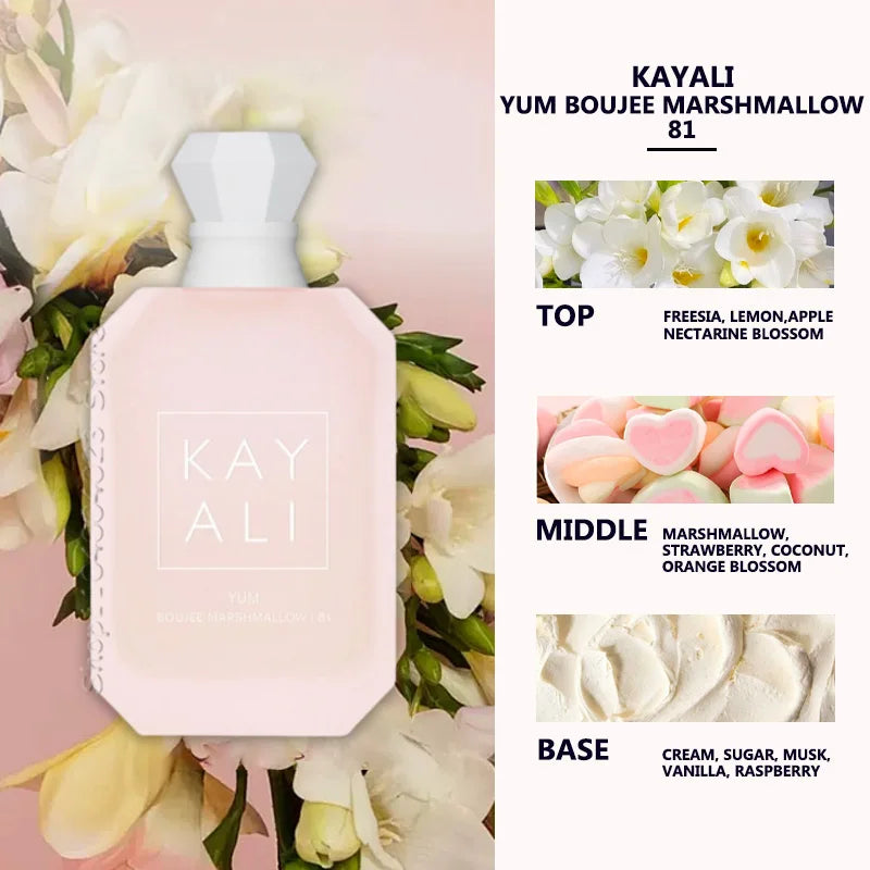 Парфюм 100ML KAYALI EDP Интензивен спрей Неустоим аромат със сладък плодов, флорален, топъл дървесен аромат Марков парфюм за унисекс