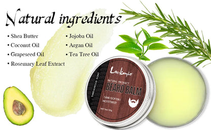 Балсам за брада и масло Beards Essence Cream за дефиниране на мустаци, насърчава здравословния растеж на брадата