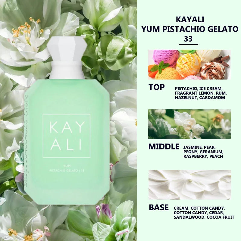Парфюм 100ML KAYALI EDP Интензивен спрей Неустоим аромат със сладък плодов, флорален, топъл дървесен аромат Марков парфюм за унисекс