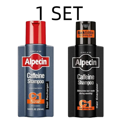 Подхранващ шампоан и балсам с кофеин - Контрол на омазняването Против косопад и пърхот