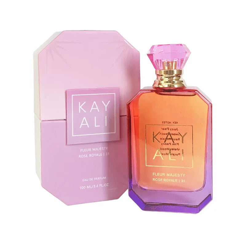 Парфюм 100ML KAYALI EDP Интензивен спрей Неустоим аромат със сладък плодов, флорален, топъл дървесен аромат Марков парфюм за унисекс