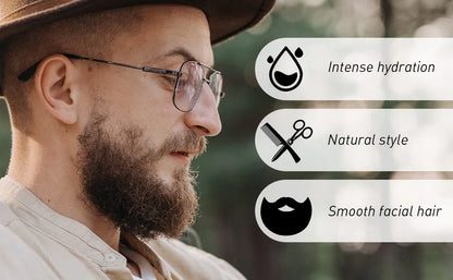 Балсам за брада и масло Beards Essence Cream за дефиниране на мустаци, насърчава здравословния растеж на брадата