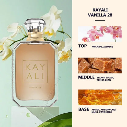 Парфюм 100ML KAYALI EDP Интензивен спрей Неустоим аромат със сладък плодов, флорален, топъл дървесен аромат Марков парфюм за унисекс
