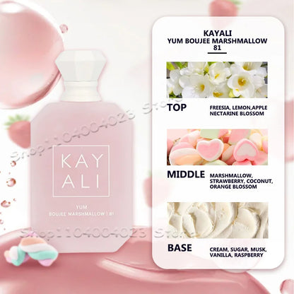 Парфюм 100ML KAYALI EDP Интензивен спрей Неустоим аромат със сладък плодов, флорален, топъл дървесен аромат Марков парфюм за унисекс