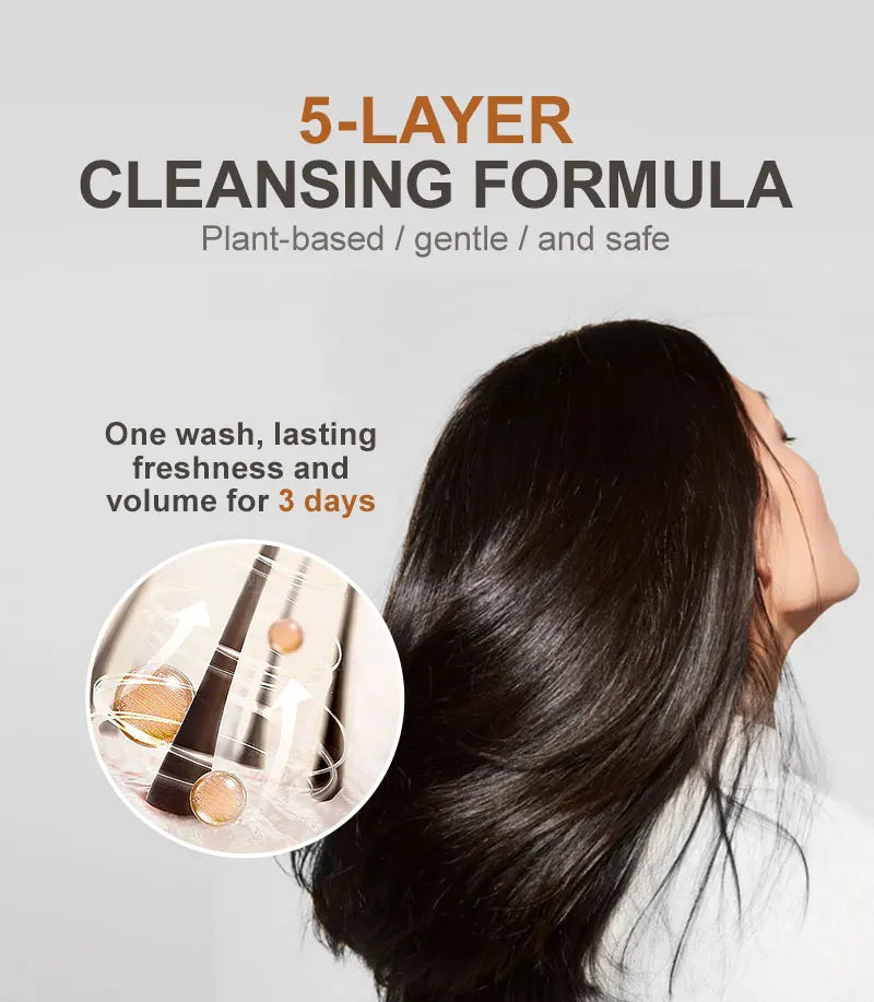 PURC Възстановяваща терапия за увредена коса Мароко Арганово масло Аминокиселина Кератин Изглаждащ шампоан и балсам без сулфати Комплект за коса