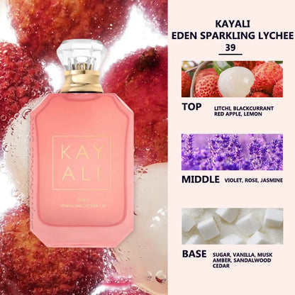 Парфюм 100ML KAYALI EDP Интензивен спрей Неустоим аромат със сладък плодов, флорален, топъл дървесен аромат Марков парфюм за унисекс
